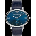 Montre homme armani ar11300 - mouvement quartz - type daffichage analogique - coloris bleu