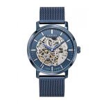 Montre homme automatique acier pvd bleu milanais - certus - 616491 Montre homme automatique acier pvd bleu milanais - certus - 616491