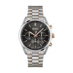 Montre - boss - black sport lux - acier bicolore - noir - analogique