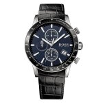 Montre homme boss en cuir noir - 88329