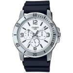 Montre homme casio collection mtp - vd300 - 7b - quartz - affichage date et jour - bracelet caoutchouc ...