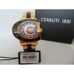 Montre homme cerruti 1881 swiss made - bracelet et cadran plaqué or 14 carats Montre homme cerruti 1881 swiss made - bracelet et cadran plaqué or 14 carats