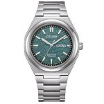 Montre hommes citizen aw0130 - 85x - titane argent - etanche 10 atm - energie solaire