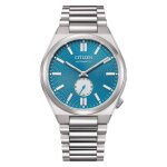 Montre hommes citizen nk5010 - 51l - argent acier inoxydable - 40mm - bleu - 5 bar - 147g