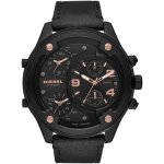 Montre homme diesel boltdown noire - quartz - chronographe - bracelet en cuir Montre homme diesel boltdown noire - quartz - chronographe - bracelet en cuir