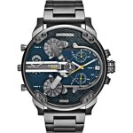 Montre - diesel - mr daddy dz7331 - cadran denim - quartz swiss made - bracelet cuir / acier Montre - diesel - mr daddy dz7331 - cadran denim - quartz swiss made - bracelet cuir / acier