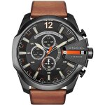 Montre homme diesel dz4343 - bo�tier en acier inoxydable anthracite - etanche 10 atm