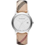 Montre - burberry - city bu9025 - classique - beige - cuir - quartz