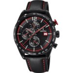 Montre homme festina - f20344 / 5 - chrono - bracelet cuir - noir et rouge Montre homme festina - f20344 / 5 - chrono - bracelet cuir - noir et rouge