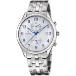 Montre pour homme festina timeless chronograph - botier et bracelet en acier inoxydable 316l - argent ...