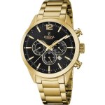 Montre homme festina timeless chronographe en acier jaune - 244241 Montre homme festina timeless chronographe en acier jaune - 244241