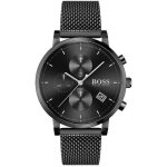 Montre - hugo boss - black - acier noir - quartz - analogique