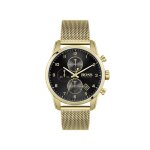 Montre - hugo boss - black sport lux - acier jaune - quartz - analogique