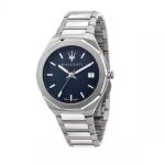 Montre homme maserati - bracelet acier gris