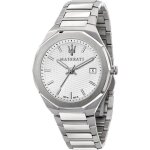 Montre - maserati - stile r8853142005 - acier inoxydable - cadran blanc - tanchit 5 atm