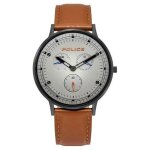 Montre homme - police - berkeley pl. 15968jsb / 04 - mouvement quartz - bracelet cuir - coloris gris