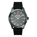 Montre homme quartz swiss alpine military - 7055. 1898sam - bracelet r�sine - etanche 100m