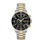 Montre - hugo boss - black athleisure - acier bicolore - analogique - sport