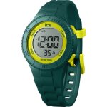 Montre - ice watch - 021622 - silicone gris - etanche 10 atm - chronomtre digital
