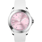 Montre ice watch - femmes - 020382 - blanc silicone - 40mm - argent - rose