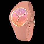 Montre ice watch - femmes - 021355 - bracelet en silicone rose - etanche 10 atm Montre ice watch - femmes - 021355 - bracelet en silicone rose - etanche 10 atm