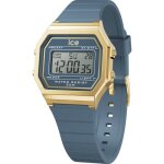 Montre ice watch - femmes - 022067 - bracelet en silicone bleu - etanche 3 atm