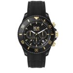 Montre ice watch - hommes - 021602 - etanche 10 atm - bracelet en silicone noir