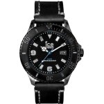 Montre ice - watch homme - ice - vintage - botier rond - bracelet cuir noir - verre minral - dateur ...