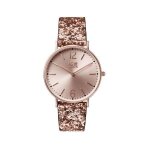 Montre - ice watch - ice madame - cuir marron - glitter - 3 atm