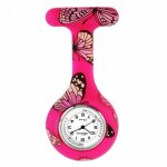 Montre infirmière originale rose papillon 1 montre quartz montre infirmier Montre infirmière originale rose papillon 1 montre quartz montre infirmier