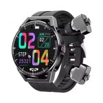 Montre intelligente avec �couteurs int�gr�s - rncyn - t20 - noir - gel de silice - 240x240 - 3 - 4 heures ...