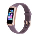 Montre intelligente pour femmes et enfants - rncyn - c60 - �cran amoled - vin rouge - moniteur de fitness ...