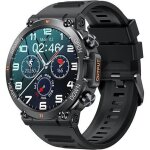 Montre intelligente militaire pour hommes plus de 120 modes de sport 1. 39 pouces plein cran montre ...
