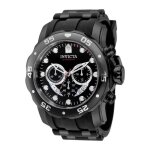 Montre - invicta - pro diver 37231 - quartz - acier inoxydable - bracelet en silicone noir Montre - invicta - pro diver 37231 - quartz - acier inoxydable - bracelet en silicone noir