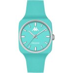 Montre - kappa - pe - 22 - femme - analogique - silicone turquoise - tanchit 3 atm