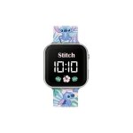 Montre led - accutime - lilo & stitch - multicolore - bracelet en plastique - affichage digital rouge ...