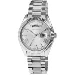 Montre - luka - acier inoxydable argent� - bo�tier 41 mm - miyota 2350 quartz jour / date
