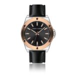 Montre marc lauder berlin - black leather - 45 mm