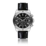 Montre marc lauder mykonos - black croco - 45 mm