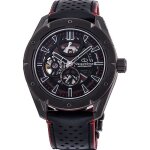 Montre mcanique homme orient star avantgarde skeleton re - av0a03b00b - acier inoxydable - noir - cuir ...