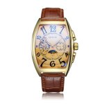 Montre mcanique - sewor - sw327 - automatique - cuir noir - rectangulaire