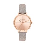Montre - michael kors - charley - or rose - cuir - quartz