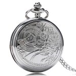 Montre de poche vintage tone doct who  gousset analogique quartz avec cadran et cadran avec sac cadeau ...