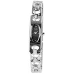 Montre - primo - primo femme - acier inoxydable - bo�tier rectangulaire - cadran noir