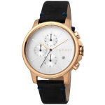 Montre quartz homme - esprit - course es1g155l0035 - noir - cuir - sport - course  pied