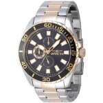Montre quartz homme - invicta - pro diver 47557 - acier inoxydable - noir - deux tons