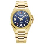 Montre quartz homme swiss alpine military avenger sam7005. 1115 - acier inoxydable - bleu - or Montre quartz homme swiss alpine military avenger sam7005. 1115 - acier inoxydable - bleu - or