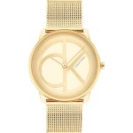 Montre seul le temps femme calvin klein iconic or 25200034