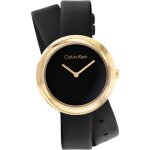 Montre seul le temps femme calvin klein sculptural noir 25200095