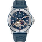Montre - aciersilicone bleu - bulova - 98a282 Montre - aciersilicone bleu - bulova - 98a282